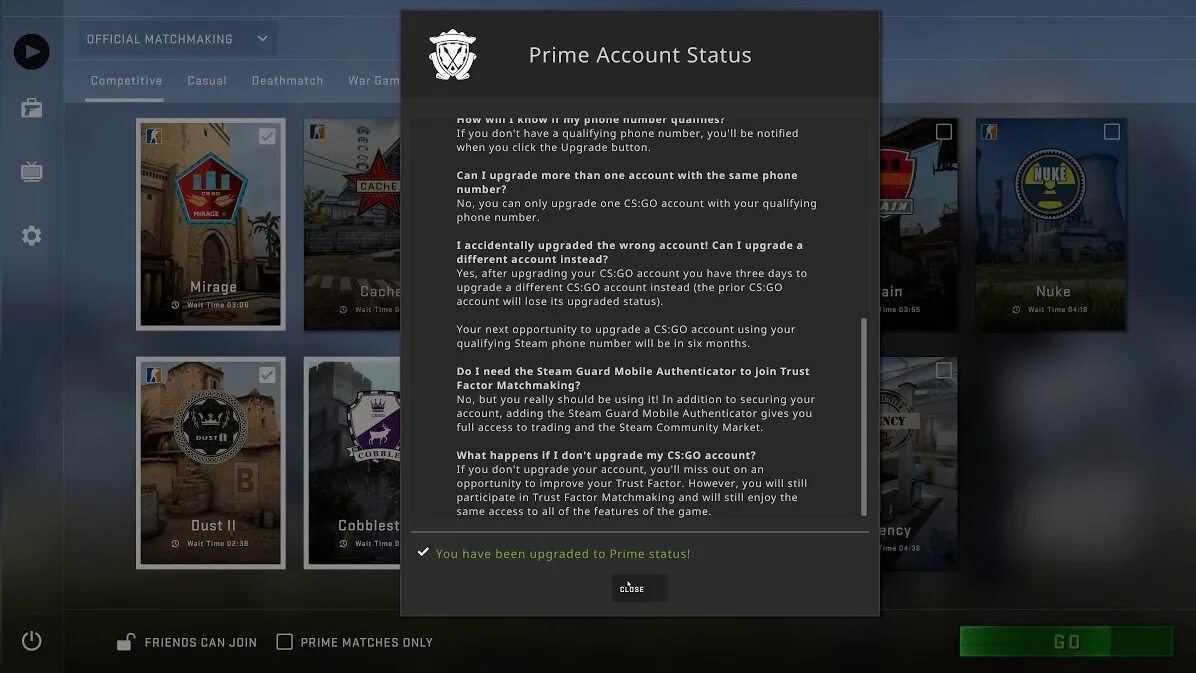 Prime статус CS go. Прайм аккаунт. Уровни Прайма в КС го. Прайм аккаунт КС го.