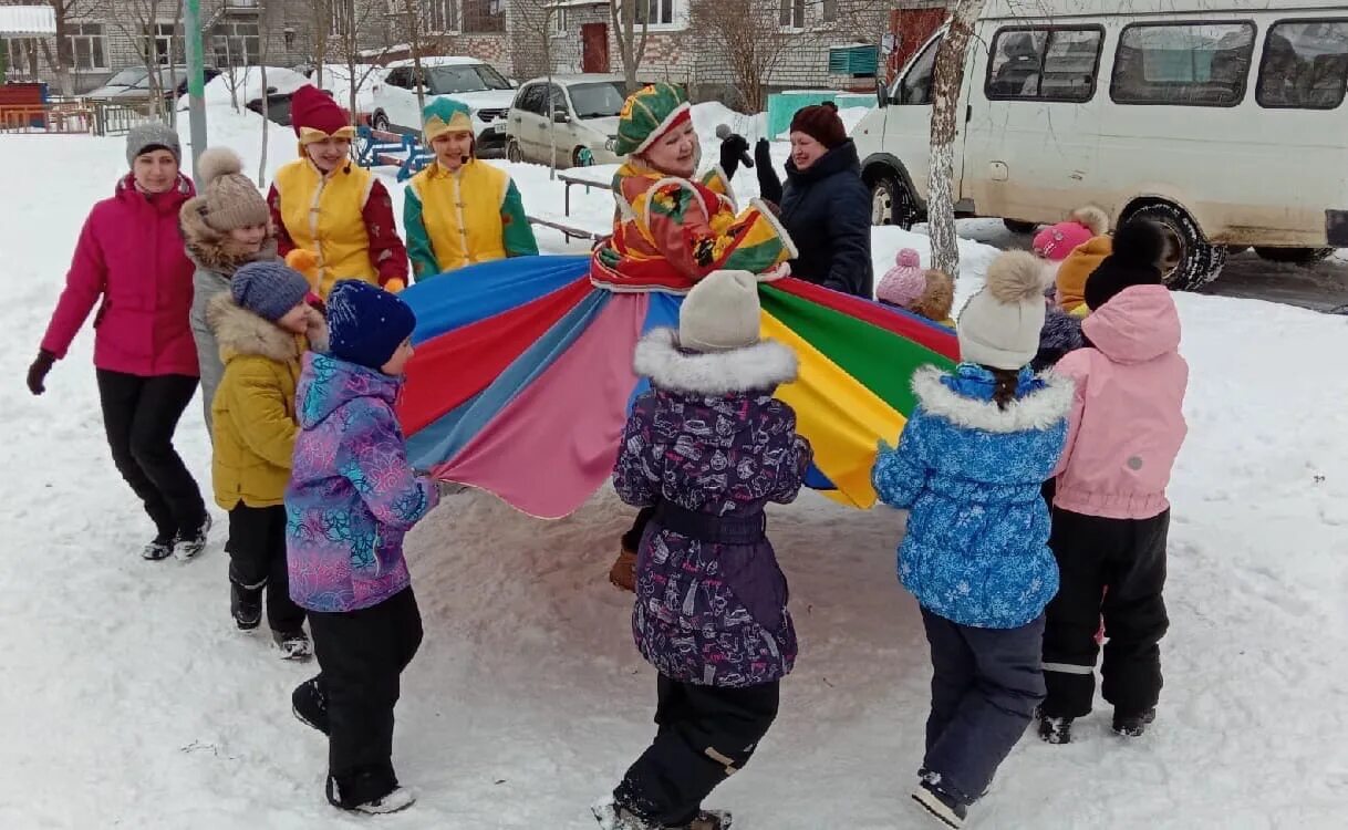 Масленичный поезд