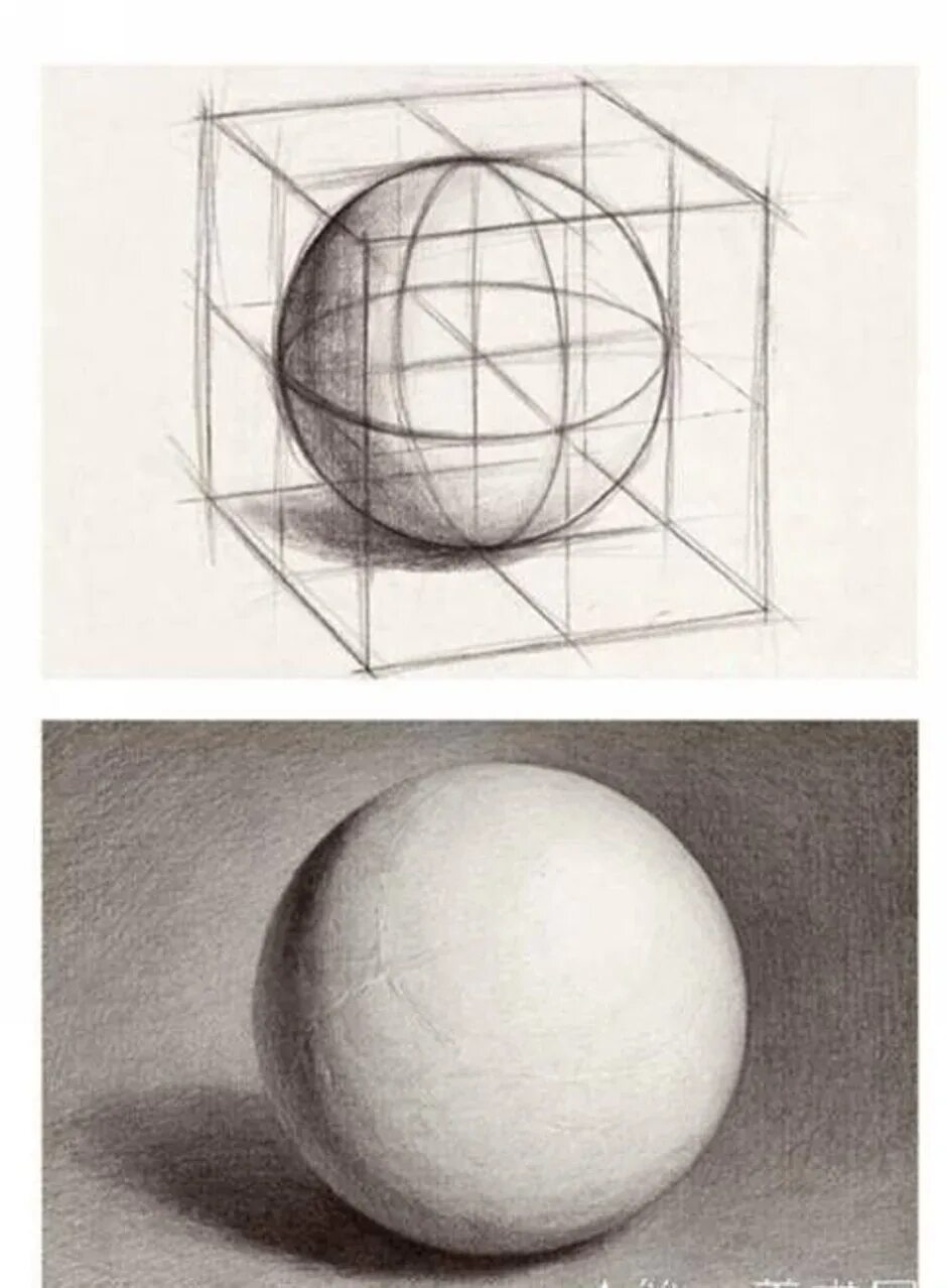 Шаров академический рисунок. Конструктивное рисование шара. Геометрические фигуры для рисования. Геометрические фигуры в перспективе. Рисование шара в перспективе.