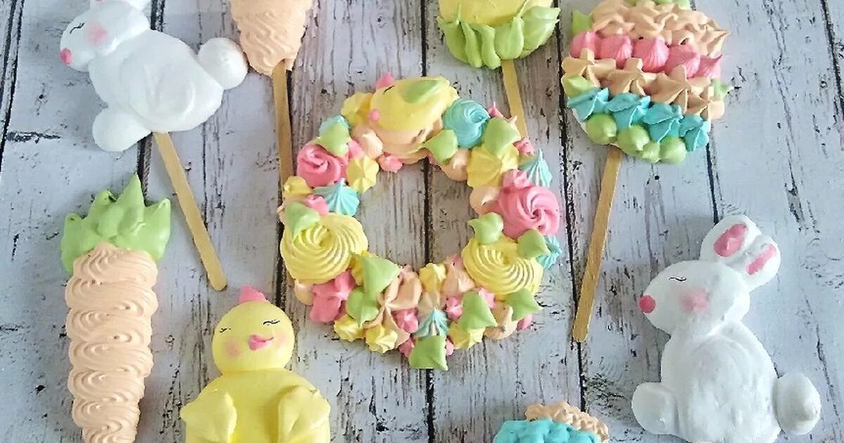 Цыплята из зефира