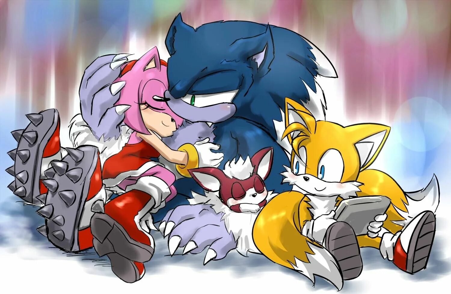 Sonic mobius unleashed comics. Эми unleashed соник. соник оборотень и эми. mobius unleashed эми. эми роуз оборотень.