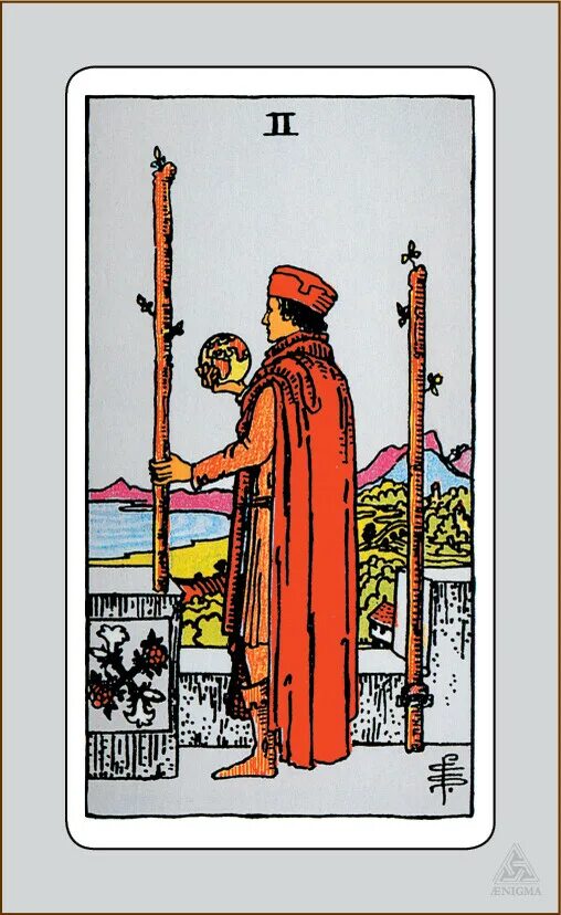 7 жезлов таро уэйта. 2 жезлов таро уэйта. 2 жезлов таро уэйта. Девятка жезлов таро райдера уэйта. 9 жезлов райдер уэйт.