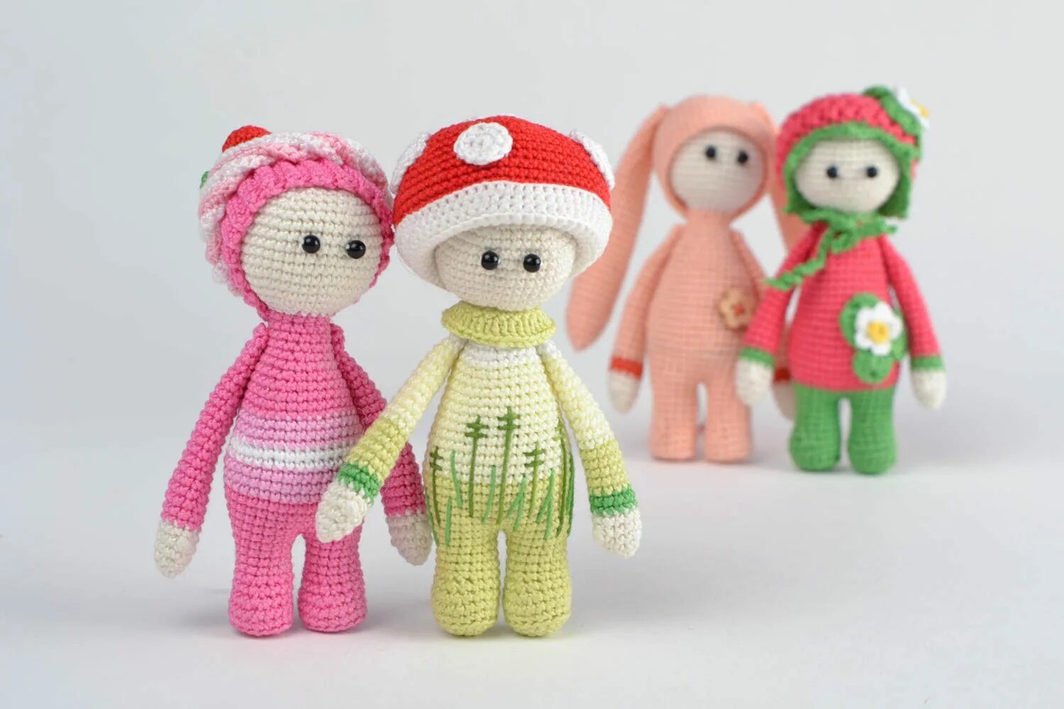 Вязание мини игрушек. Вязание мини игрушек