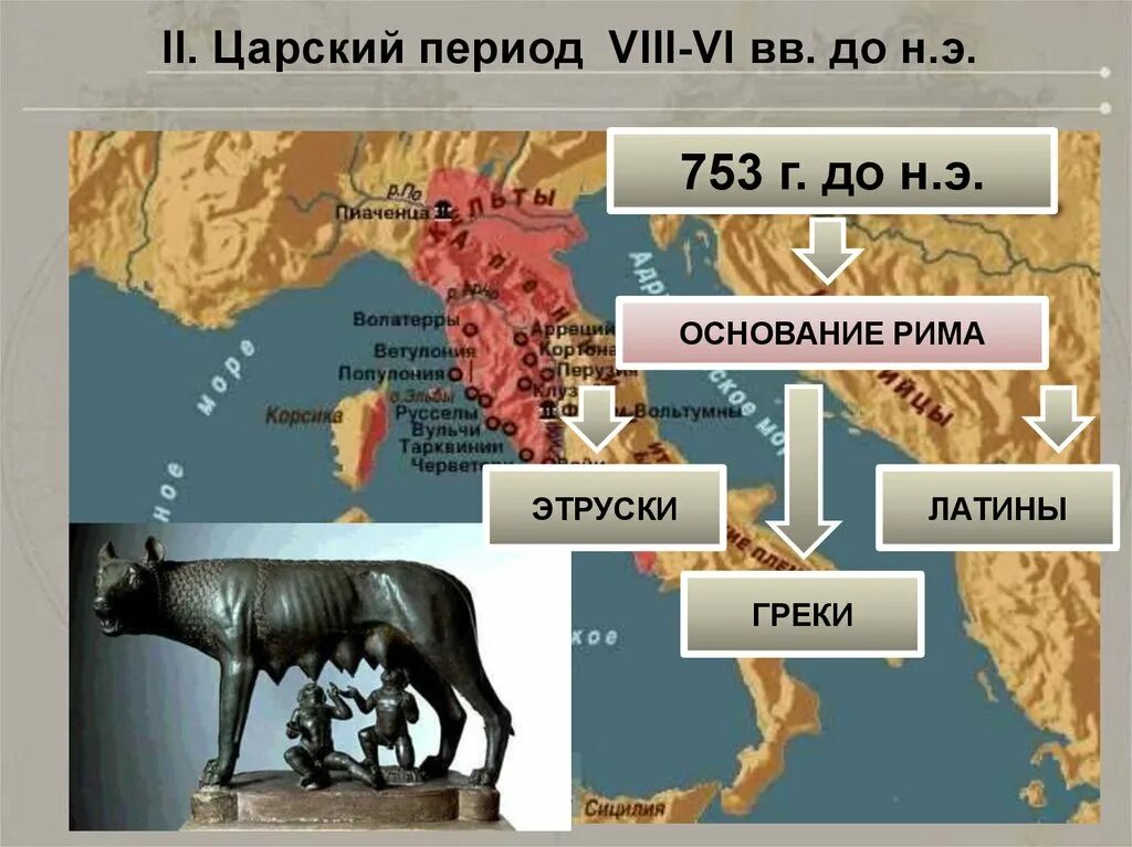 Римская республика даты. Царский период древнего Рима карта. Древний Рим Царский период. 753 Г до н э в древнем Риме это. Римская Империя – Римская Республика – Царский Рим.