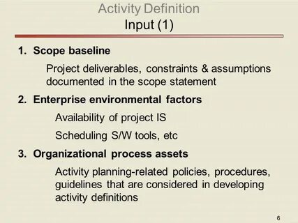 Define input