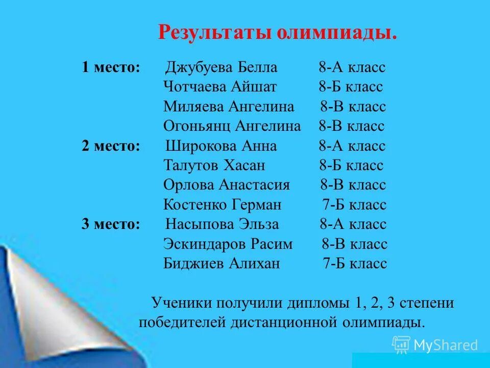 Результаты по олимпиаде. Итоги олимпиады 2000. Таблица олимпиады. Олимпиада по химии. Результат по олимпиад 1 класс.