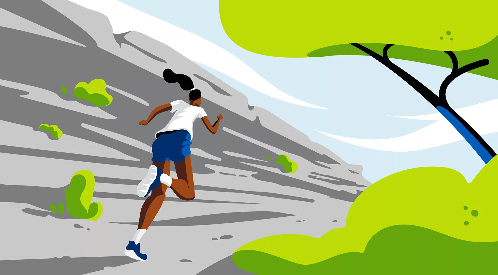 Running art