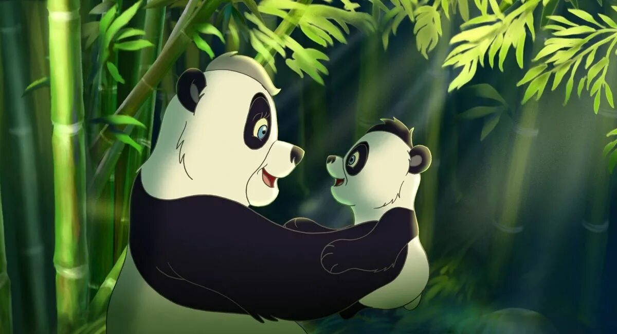 Панда собирает в круг. Энди Панда мультик. Смелый большой Панда мультфильм 2010. Смелый большой Панда (Blu-ray). Кадры из мультфильма Панда.