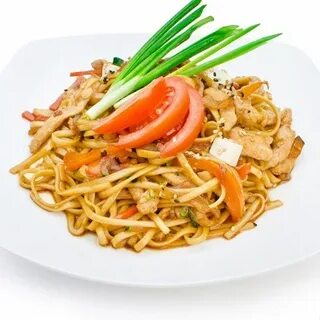 Калорийность удона с курицей и овощами