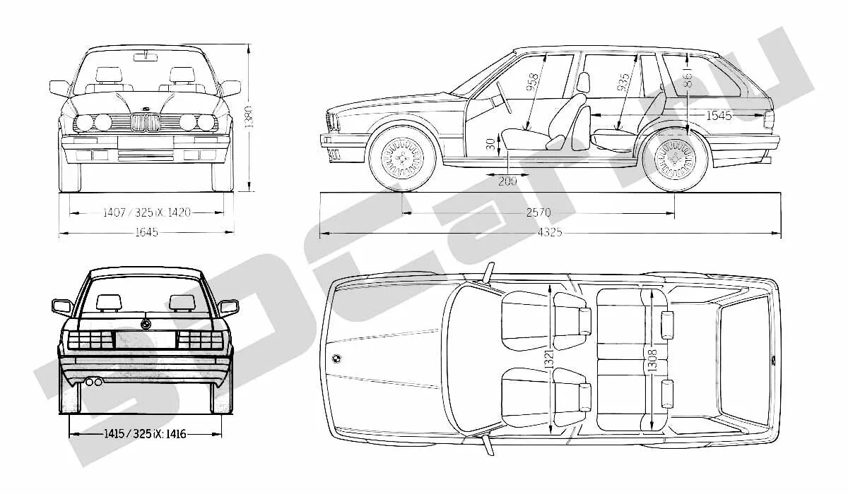 Размеры бмв е36. БМВ е34 универсал чертеж. Колесная база БМВ е30. Чертеж BMW m3 e30. BMW e34 чертеж.