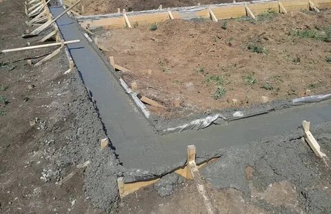 Заливка пола в фундаменте