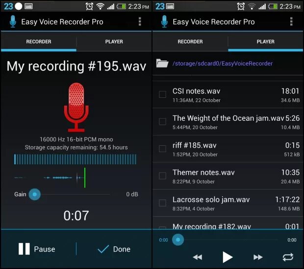 Easy Voice Recorder. Аудио приложение Android. Рекординг Войс. Запись голоса на андроид.