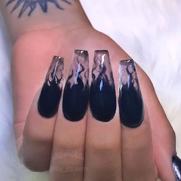 This liquid brush is a really fun tool for creating "smoke" nails, "marbled" nai