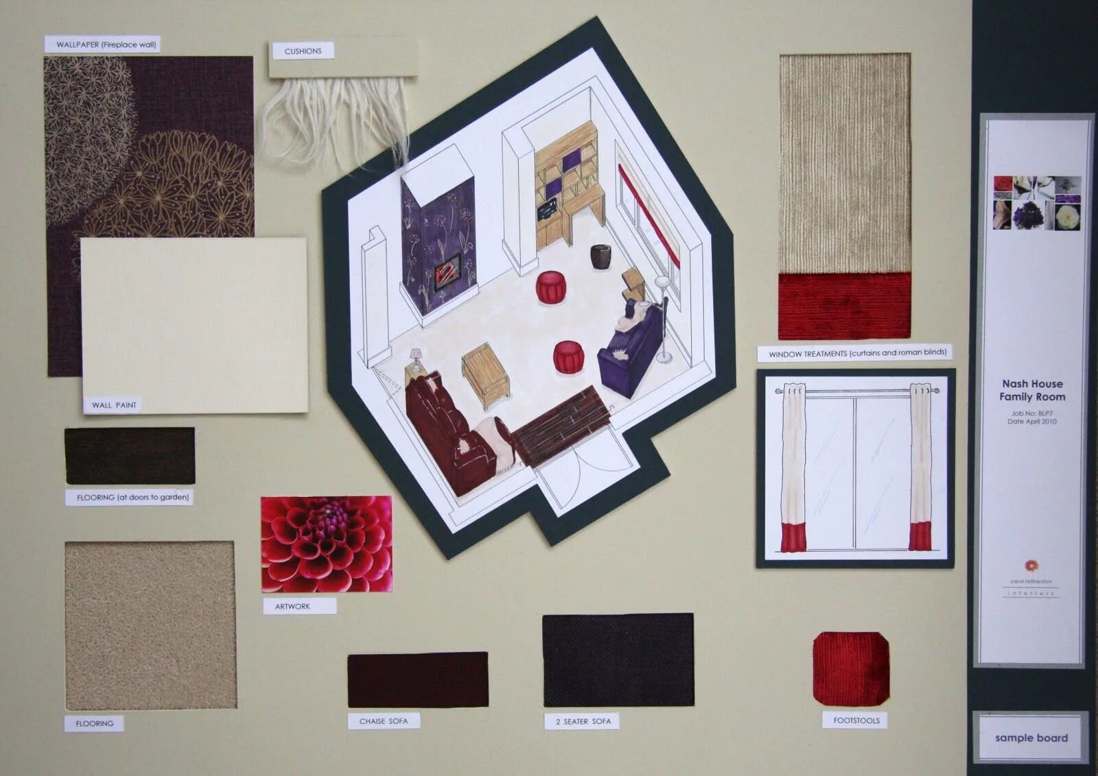 Sample board