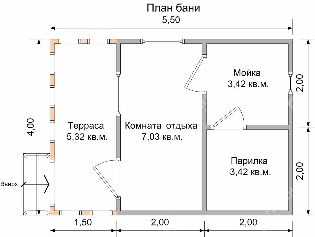 Самая практичная баня, проект и планировка практичной бани из бруса