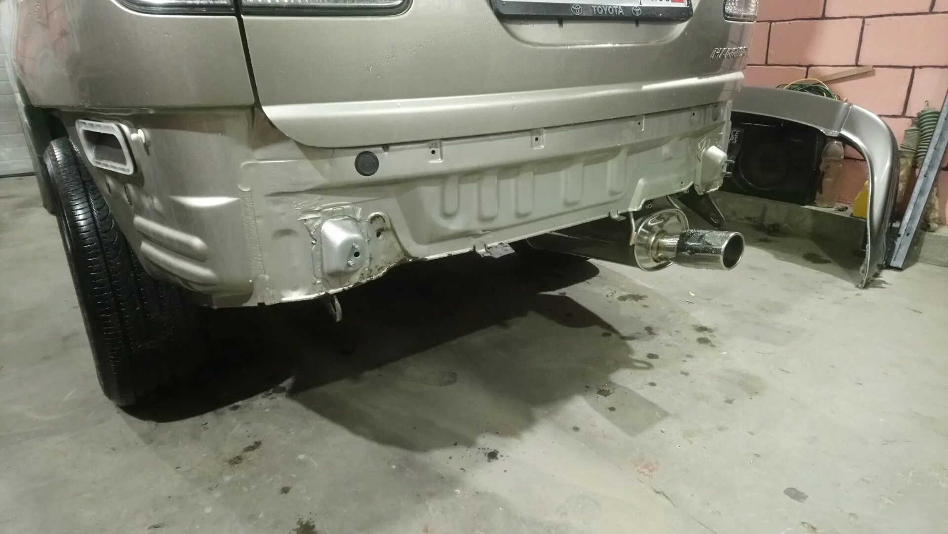 Как снять задний бампер тойота харриер 03-04.06.2016г. Задний бампер. Toyota Harrier (1G), 2,2 л, 1998 года кузовной