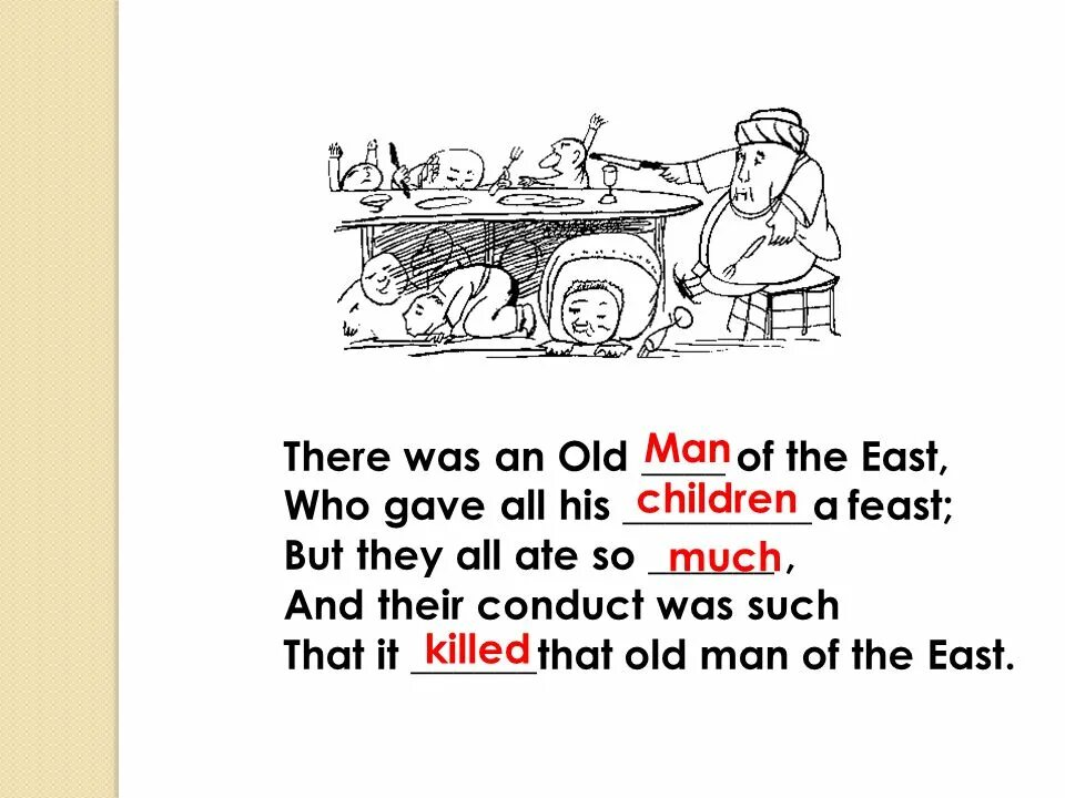 There was an old man of the East. Лимерики на английском. There a was an old. Лимерики на английском there was an old man on a Hill. Such an old