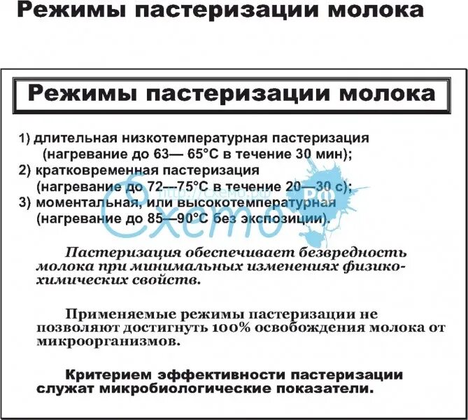 Определение пастеризация молока. Определение пастеризация молока