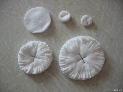 Ватные диски своими руками