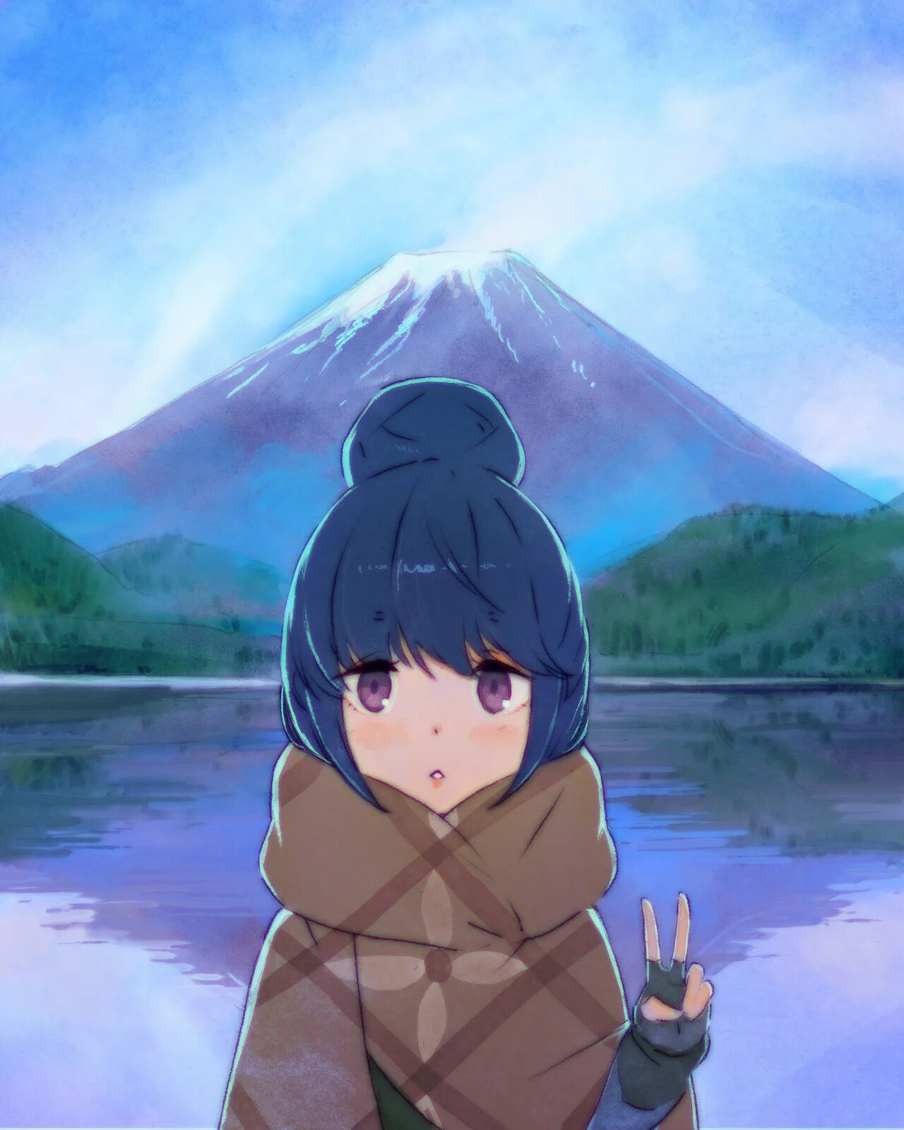 Yuru camp. Рин из Yuru Camp. Yuru Camp Rin Shima. Шима Рин Девчачий кемпинг. Shima Rin Yurucamp.