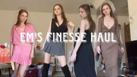 Trying on outfits