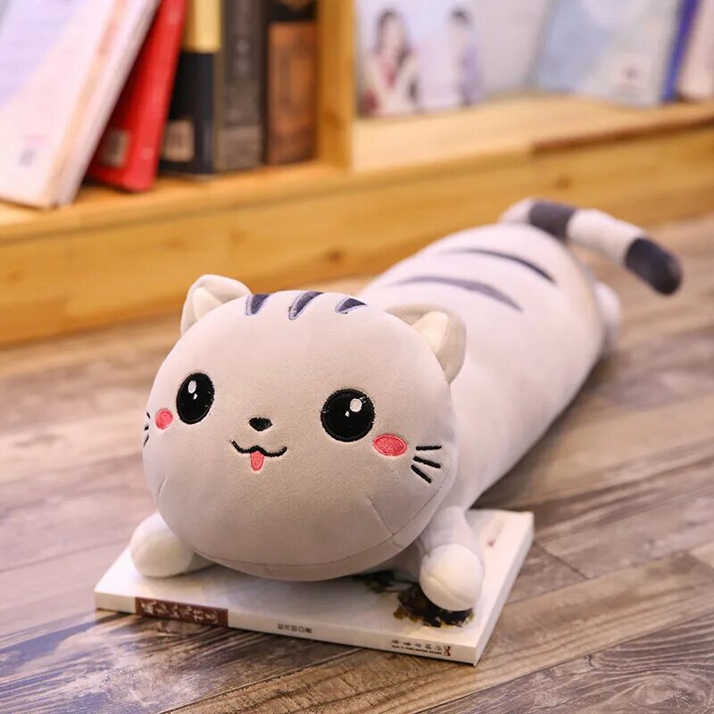 Plush Toys кот подушка. Plush Toys игрушка мягконабивная кошка подушка. Длинный кот мягкая игрушка. Длинный котик игрушка подушка. Кот колбаска