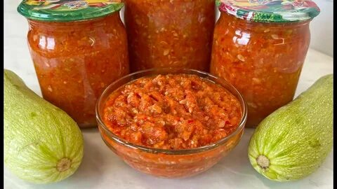 Рецепты острой аджики из кабачков