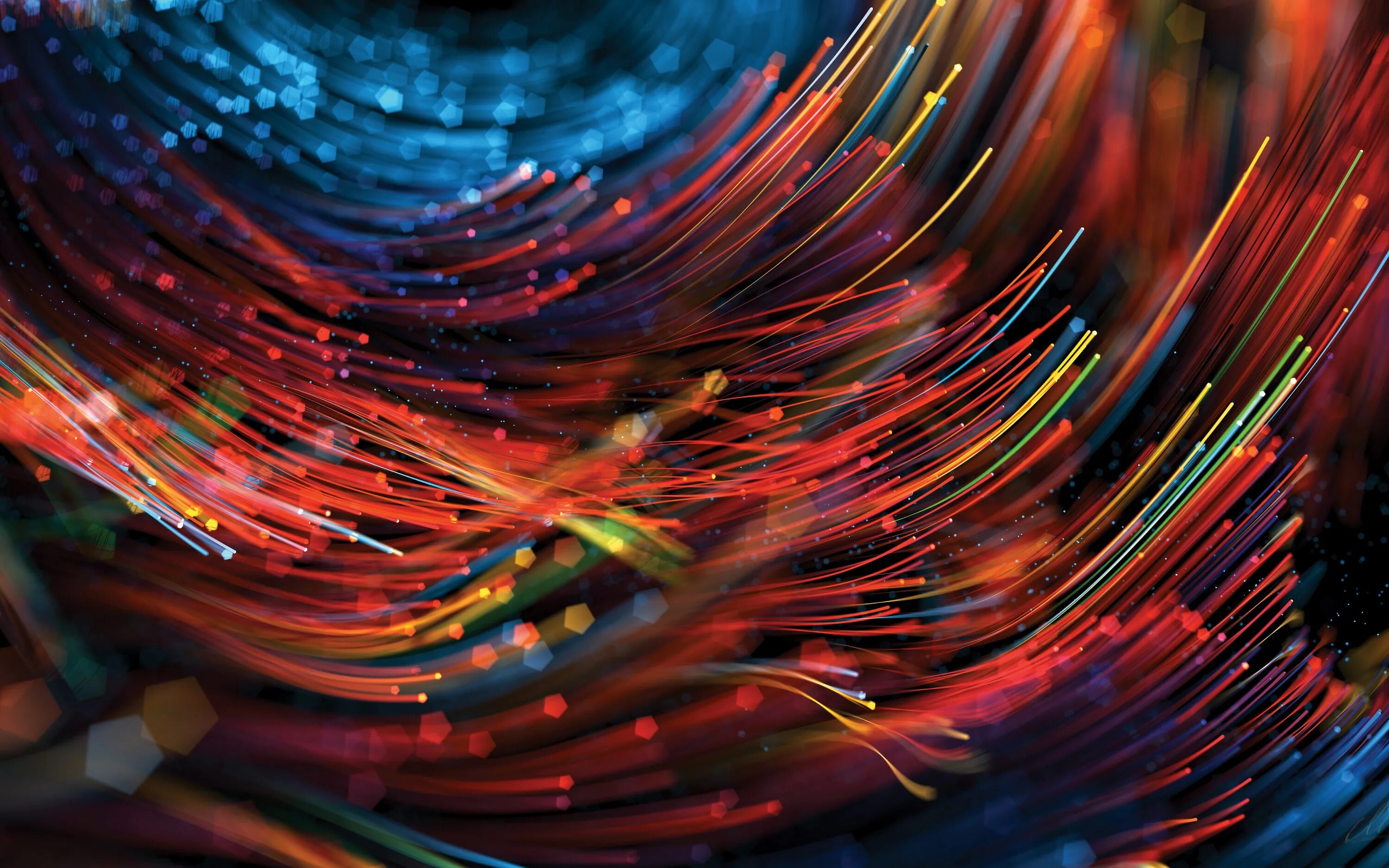 Синий абстрактный фон. Пространство абстракция. Обои на рабочий стол космос. Технологичный фон. Фон 4 3.