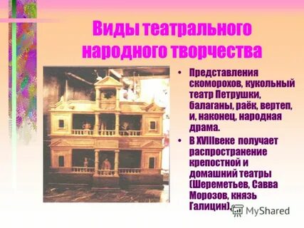 Названия народного театра