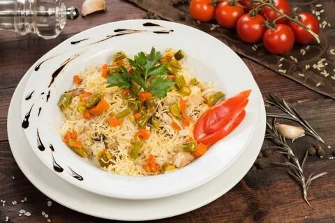 Ризотто с овощами