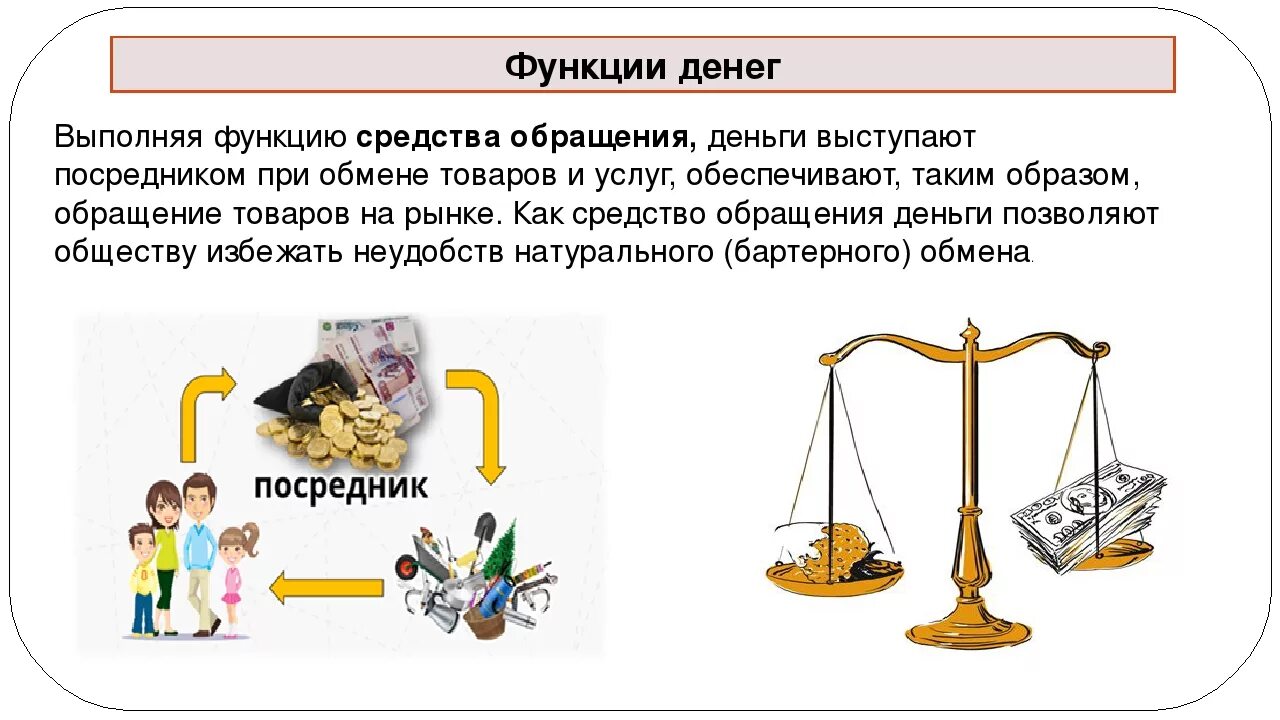 Средство обмена функция денег пример. Пример функции средства обращения. Функция денег средство обращения. Деньги как средство обращения в экономике.