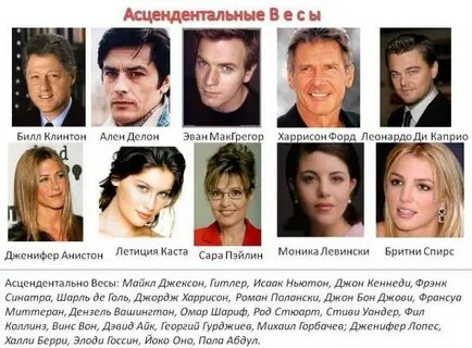 Знаменитости весы