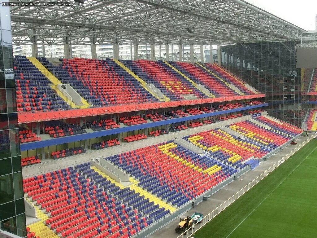Цска сколько место