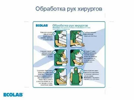 Хирургическая обработка рук перед операцией