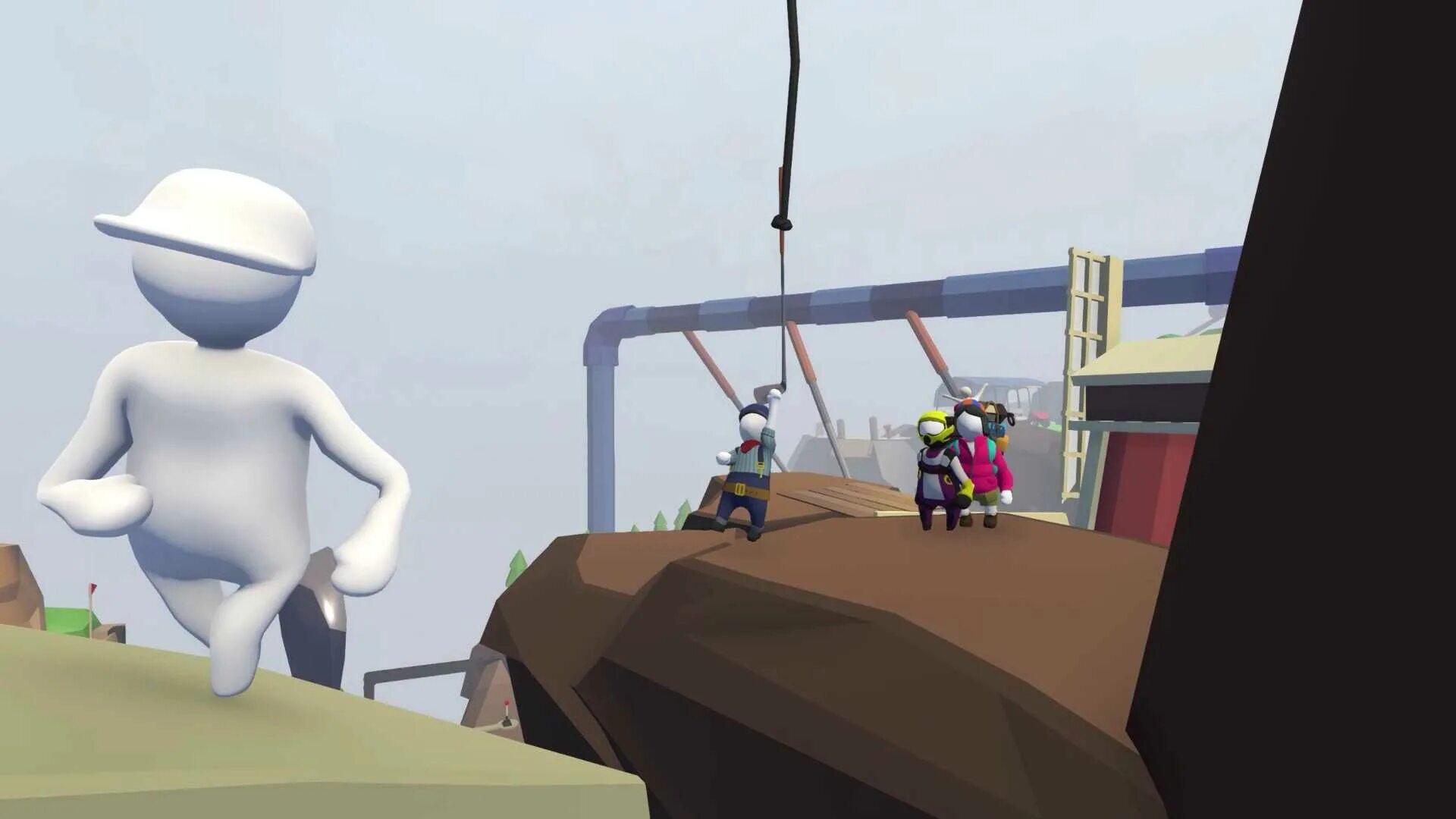 Хуман Флат Флат. Игра Human: Fall Flat. ХЬЮМАН фол флэт. Hitman Fall Flat. Human fall flat играть по сети