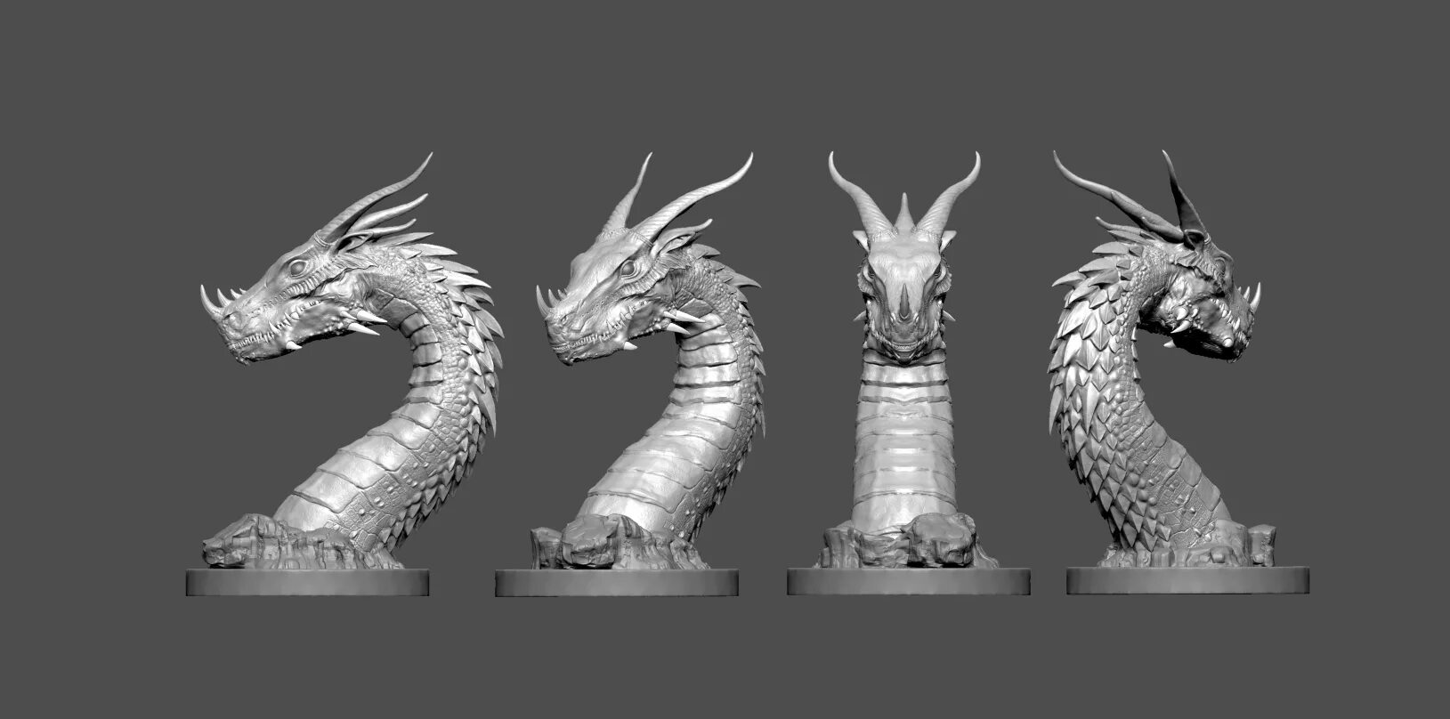 Слепой отбор для лунного дракона. 3d dragon stl. китайский дракон stl. 3d модель дракона для печати на 3d принтере. голова дракона stl.