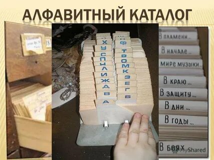 Сделать каталог книг
