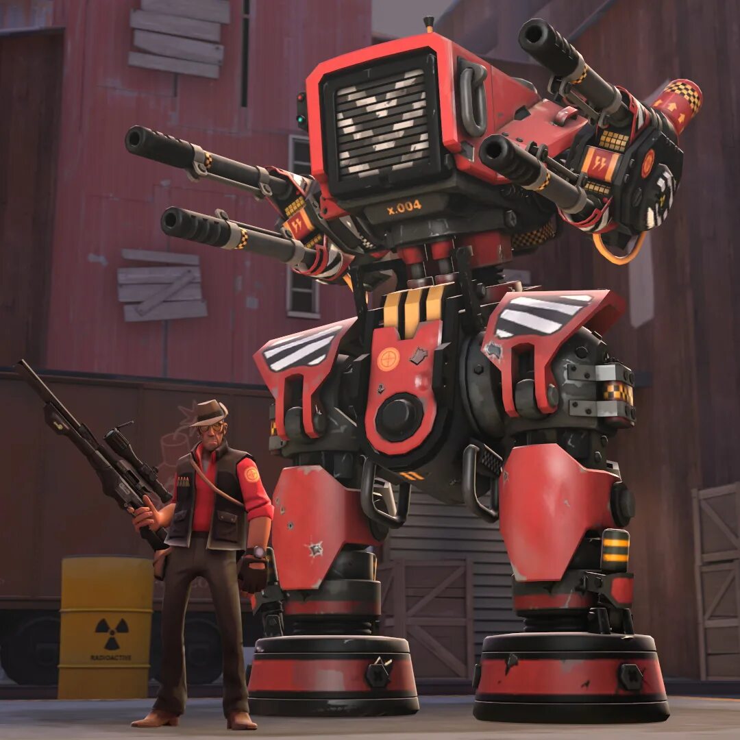 2 robots. Deadnaut tf2. tf2 mech. team fortress robots. tf2 giant robot.
