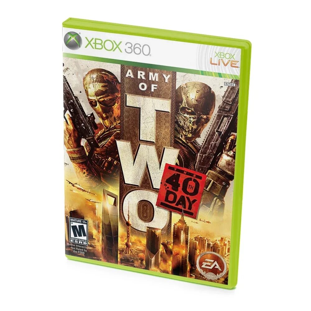 Русские игры на икс бокс. Игра на Xbox 360 Army of two. Two Army of диск на иксбокс 360. Army of two 40 Day Xbox 360. Army of two the 40th Day Xbox 360 обложка.