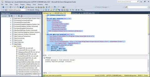 Declare sql