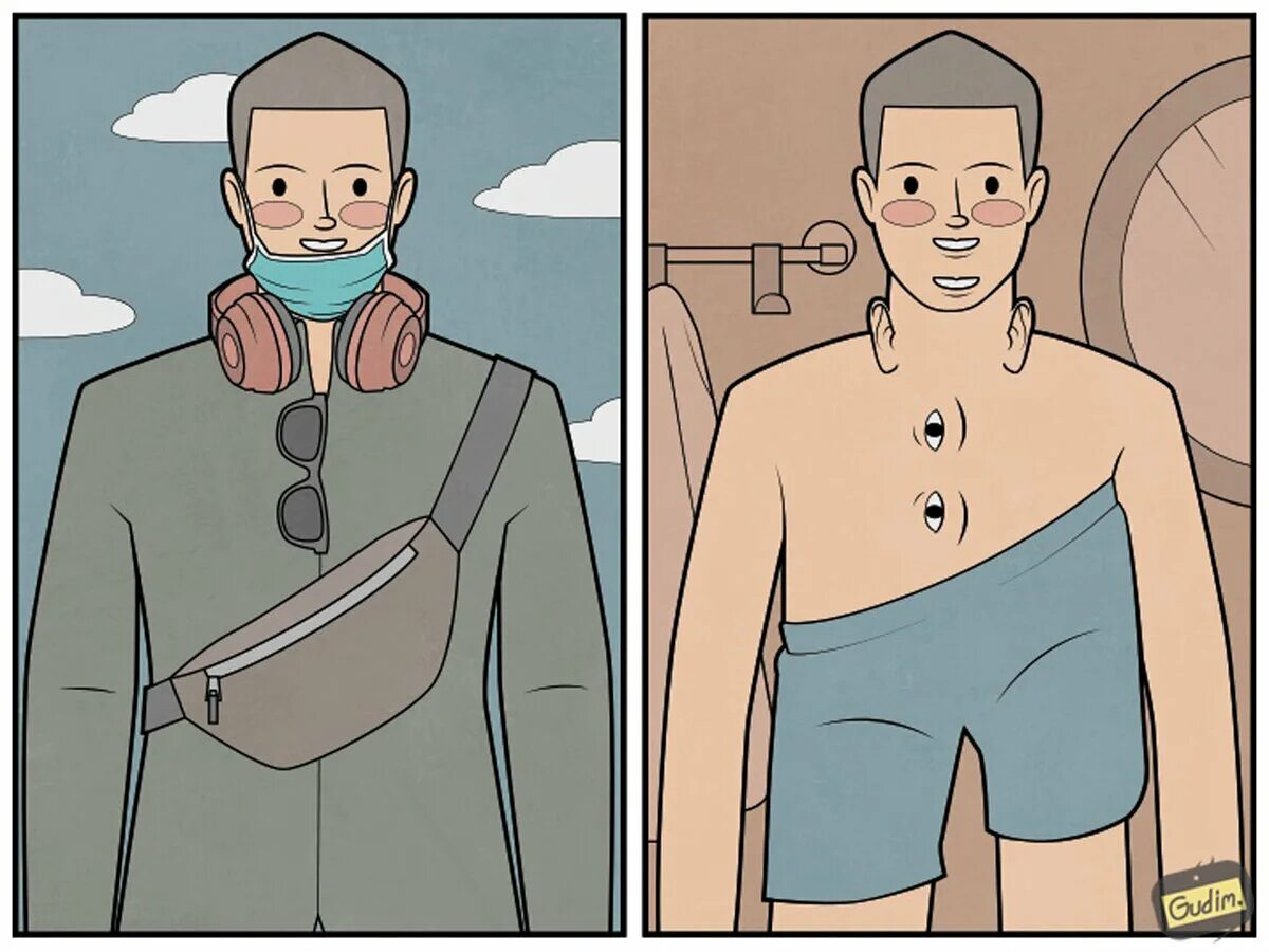 Gudim комиксы. Мем про ношение масок. Мемы про маску