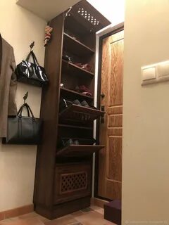 Ниша для обуви в шкафу