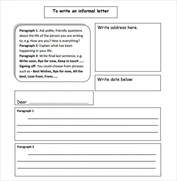 Write me address