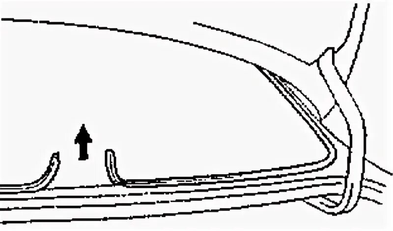 Removing the rear window (Toyota Carina T190, 1992-1996) - "Body and interior: E