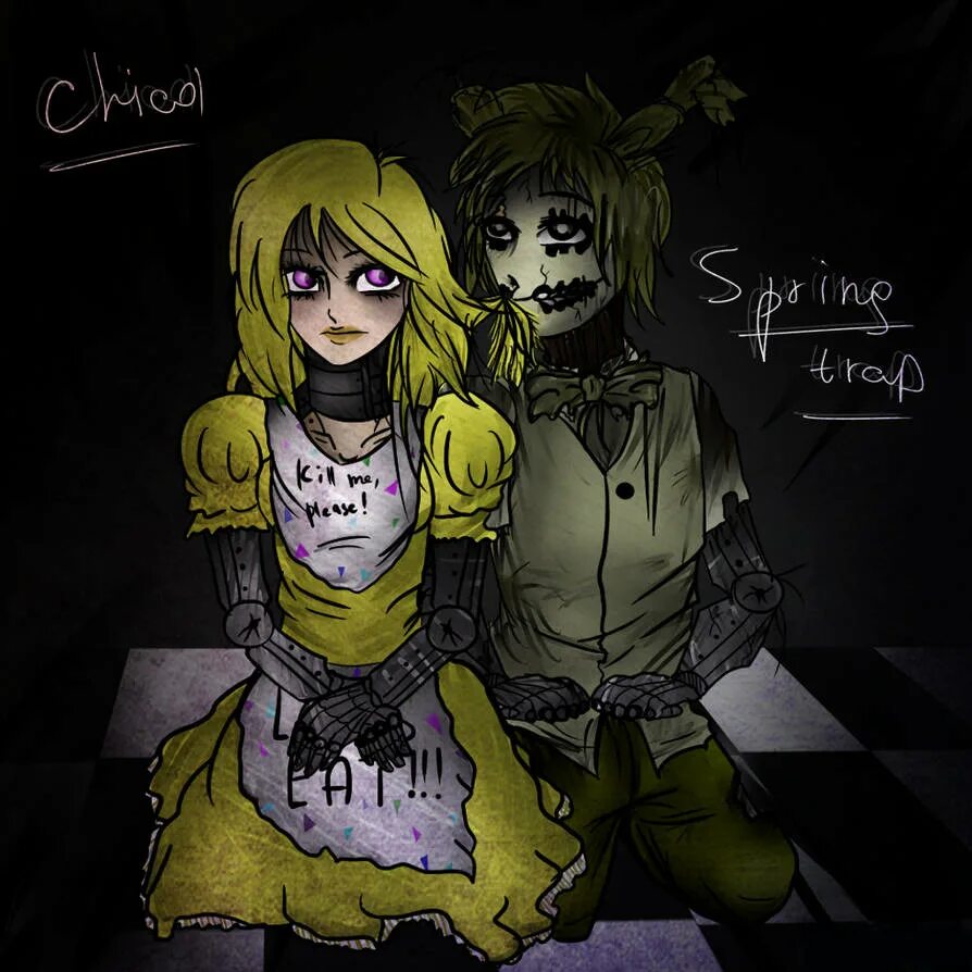 Springtrap x puppet