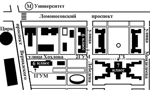 Адреса учебных корпусов