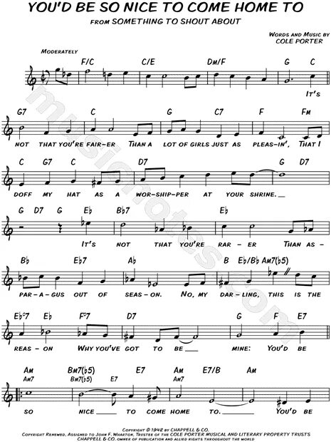 You'd be so nice to come Home. You'd be so nice to come Home to Ноты. You d be so nice to come Home to текст. Youd be so nice to come Home to.