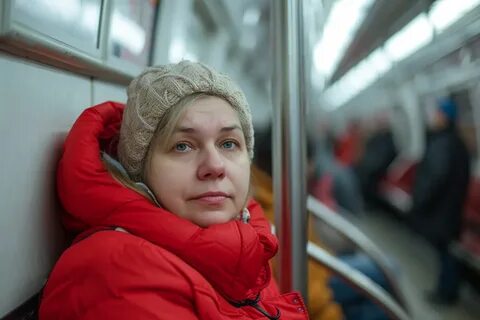 В москве женщина ходила