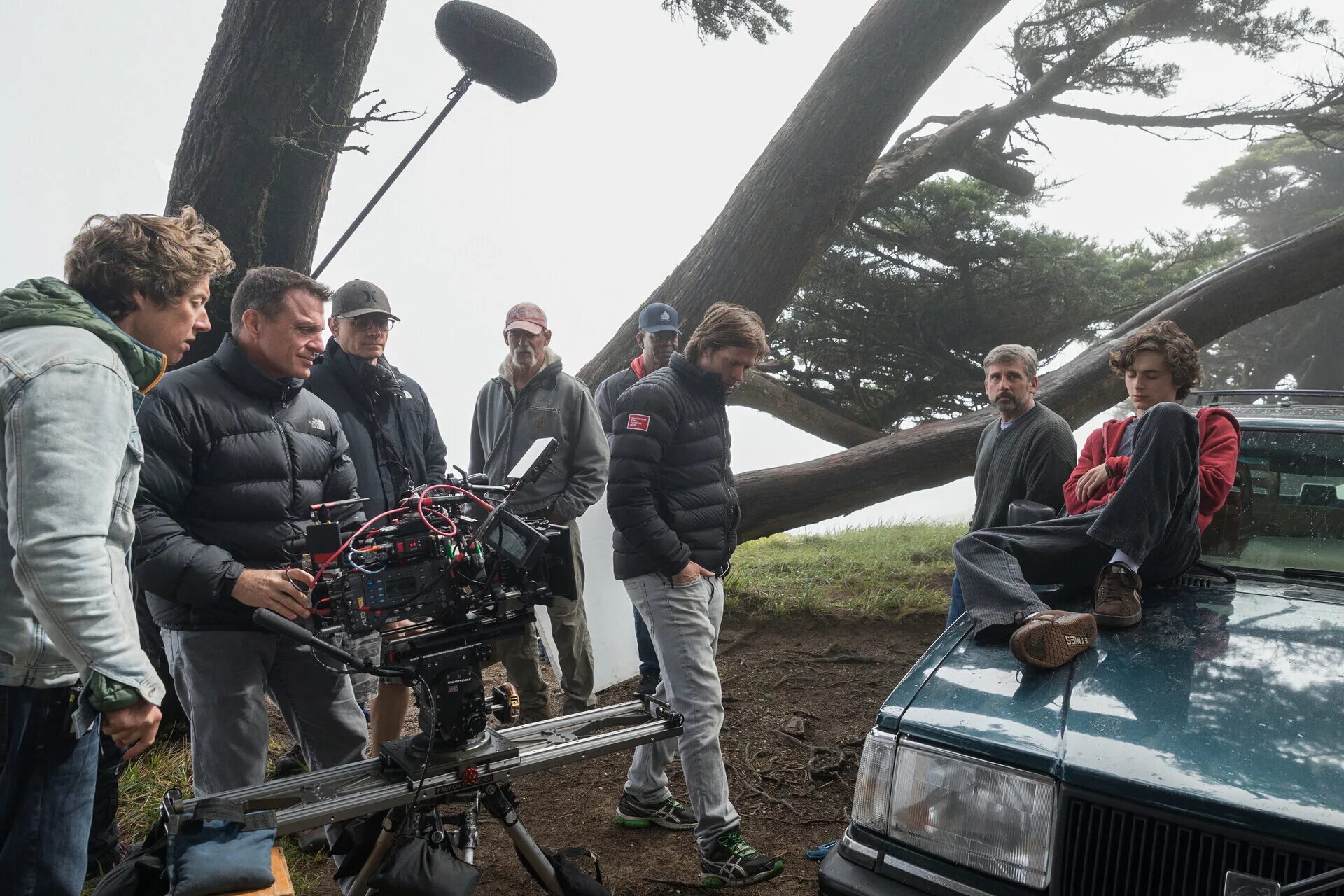 Everyone on the set