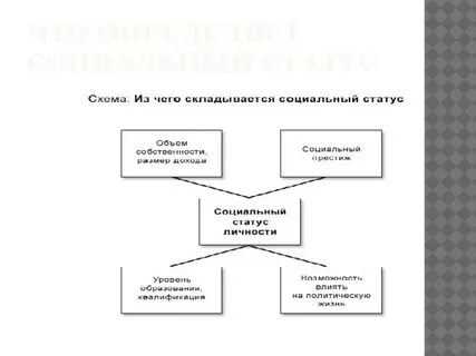 Урок социальный статус социальные роли